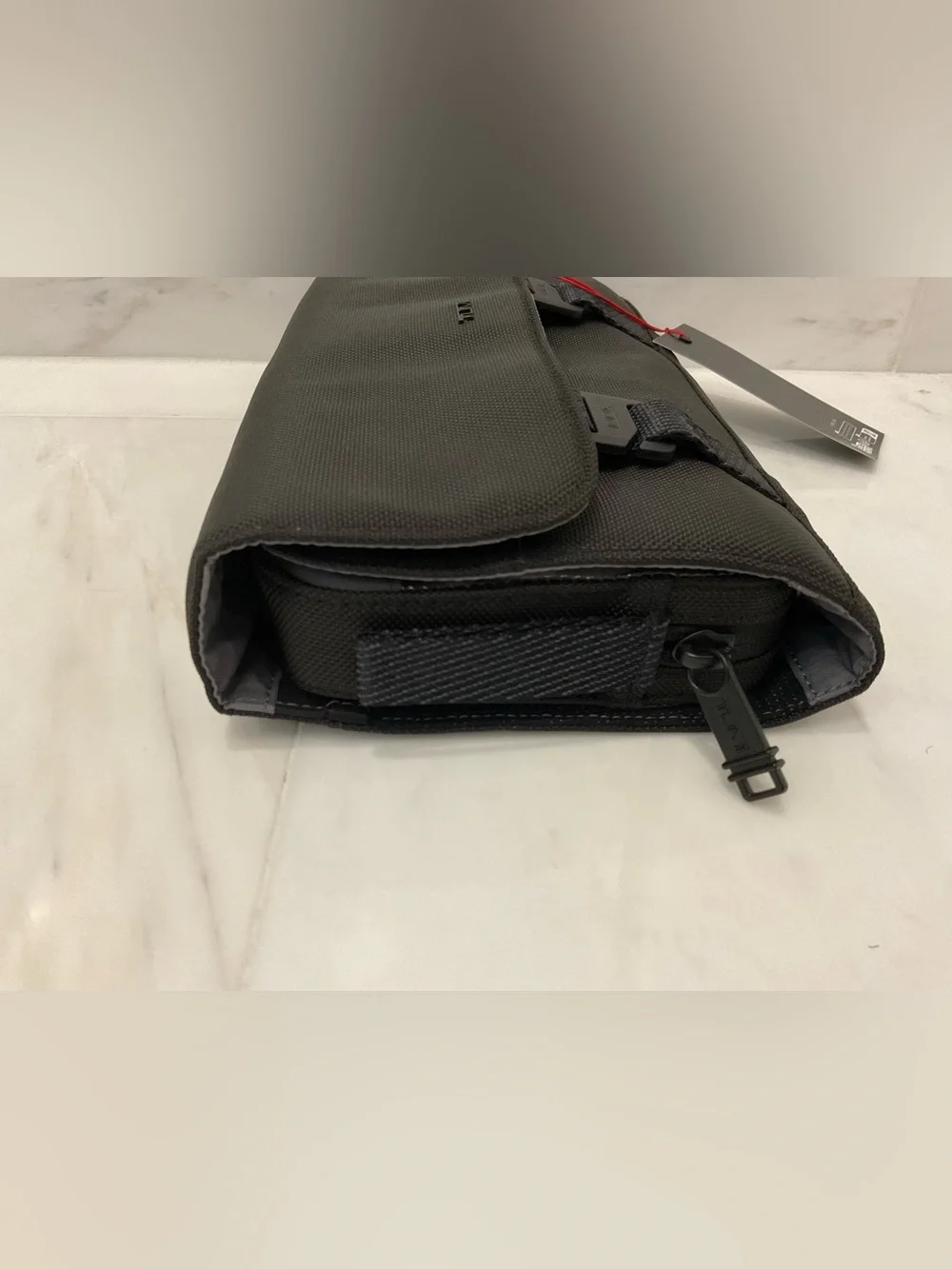 NEW Tumi + 11.0” Ballistic Nylon HANGING TRAVEL DOPP KIT - SOLID BLACK